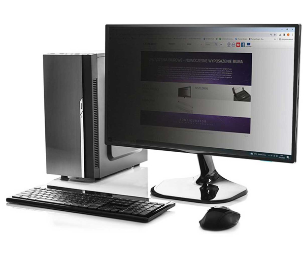 Qoltec Filtr prywatyzujący 24" | 16:10 - 1243543 - zdjęcie 2